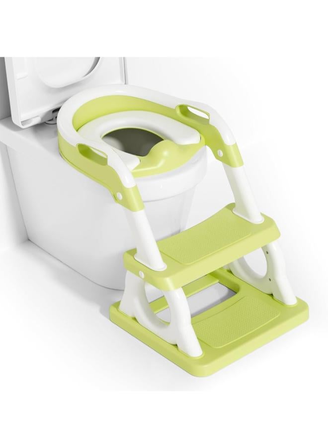 2‑in‑1 Toddler Potty Training Toilet Seat – Green - Image 1