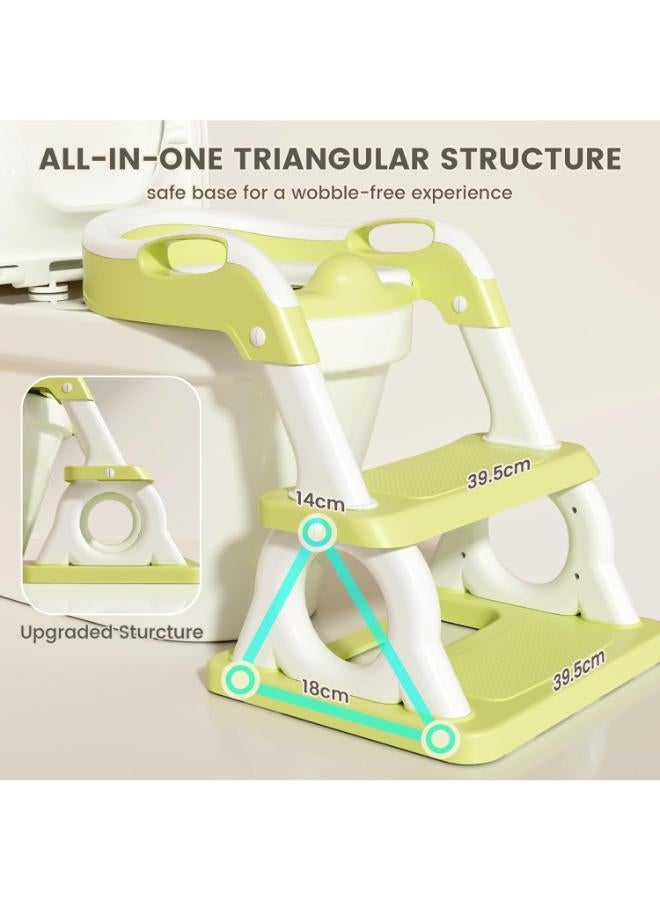 2‑in‑1 Toddler Potty Training Toilet Seat – Green - Image 2