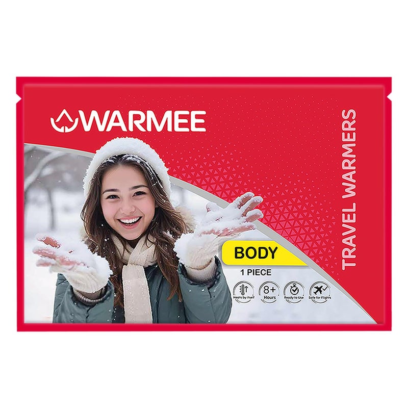 WARMEE Body Warmers (Pack of 10) - Air Activated, Safe and Natural Ingredients | Long Lasting 8+ Hours of Heat | Winter Holidays | Travel Warmers - Image 1