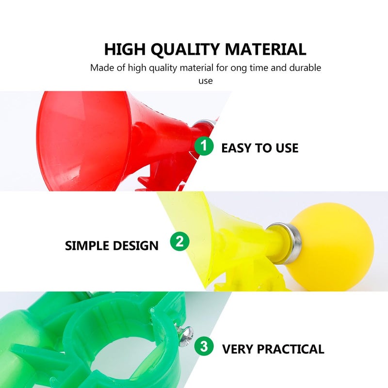 4Pcs Bicycle Air Pressure Horn Loud Handlebar Squeeze Horns for Cycling Accessories Random Color - Image 4