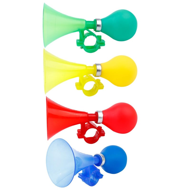 4Pcs Bicycle Air Pressure Horn Loud Handlebar Squeeze Horns for Cycling Accessories Random Color - Image 2