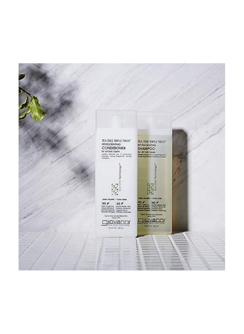 Giovanni 2 Chic Giovanni Tea Tree Triple Treat Shampoo 8.5 oz - Image 4