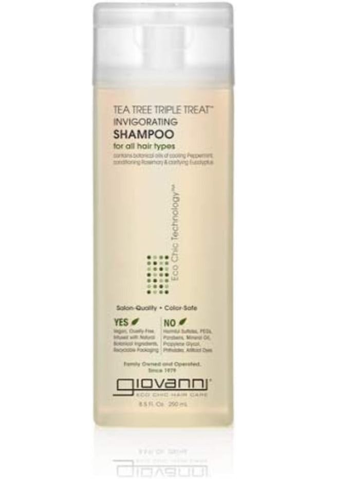 Giovanni 2 Chic Giovanni Tea Tree Triple Treat Shampoo 8.5 oz - Image 1