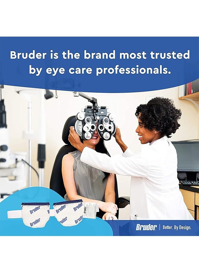 Bruder Eye Mask，Moist Heat Eye Compress ，Microwave Activated，Relieves Dry Eye, Styes, Meibomian Gland Dysfunction - Image 4