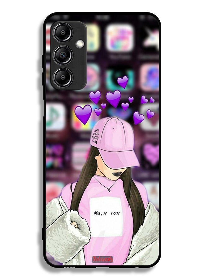 Tolwak Samsung Galaxy A14 5G Protective Case Cover Anti Social Club - Image 1