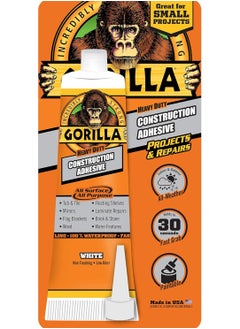 Gorilla Gorilla Heavy Duty Construction Adhesive 2.5 Ounce  - Image 1