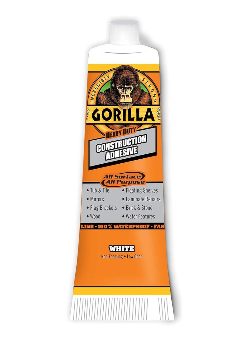 Gorilla - Gorilla Heavy Duty Construction Adhesive 2.5 Ounce - Image 1