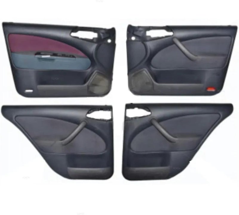 QASULER Gray Leather Door Armrest Cover for Skoda and A4 MK1 - Image 5