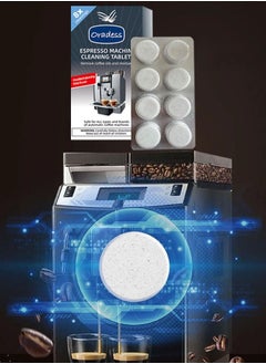 oradess 8pcs Espresso Machine Cleaning Tablets and Automatic Coffee Maker Cleaner  Descaler Coffee Grinder Descaling Solution  - Image 4