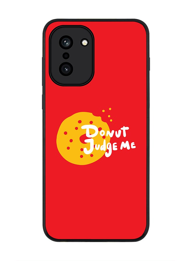 For OnePlus 15R Case,Slim fit Camera Protection, Shockproof Thin Phone cover  - Donut judge me