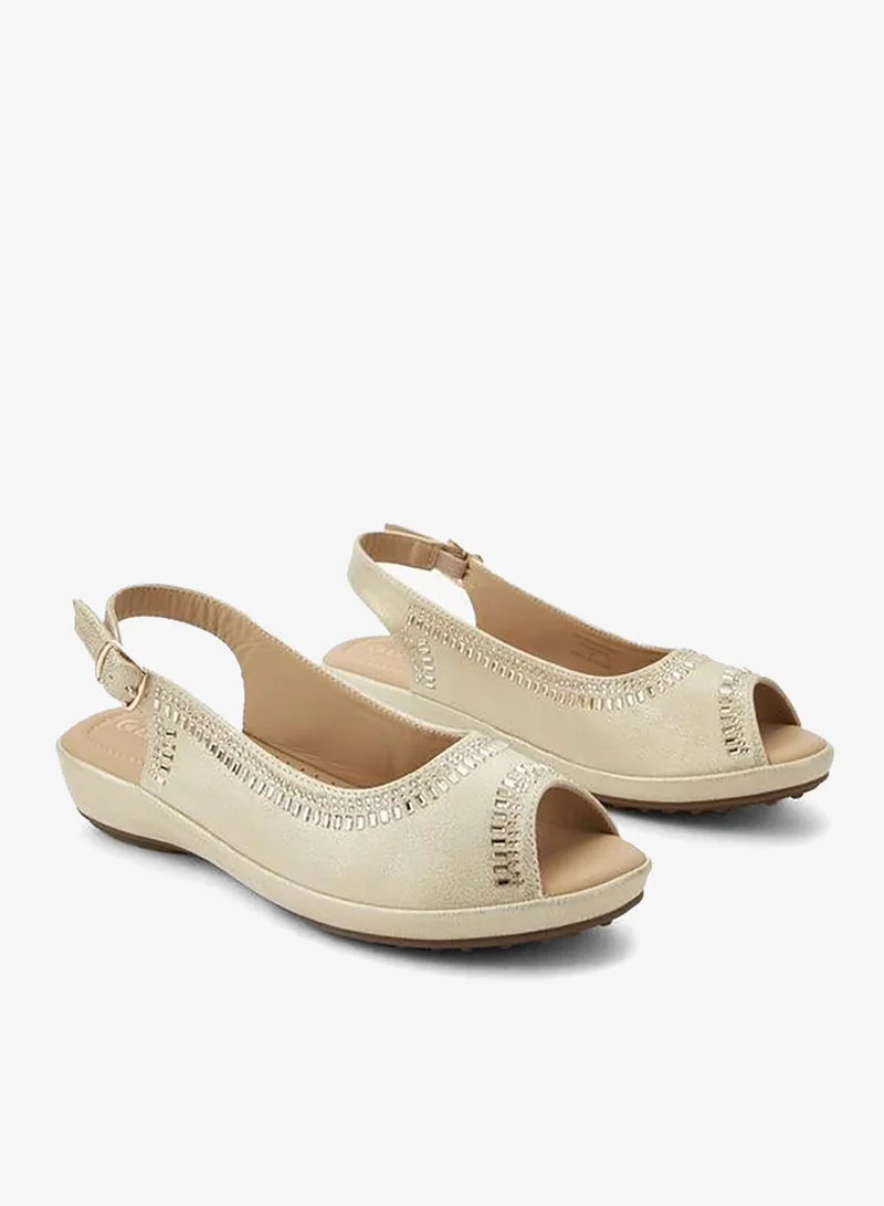 Le Confort Women Embellished Peep Toe Sandals