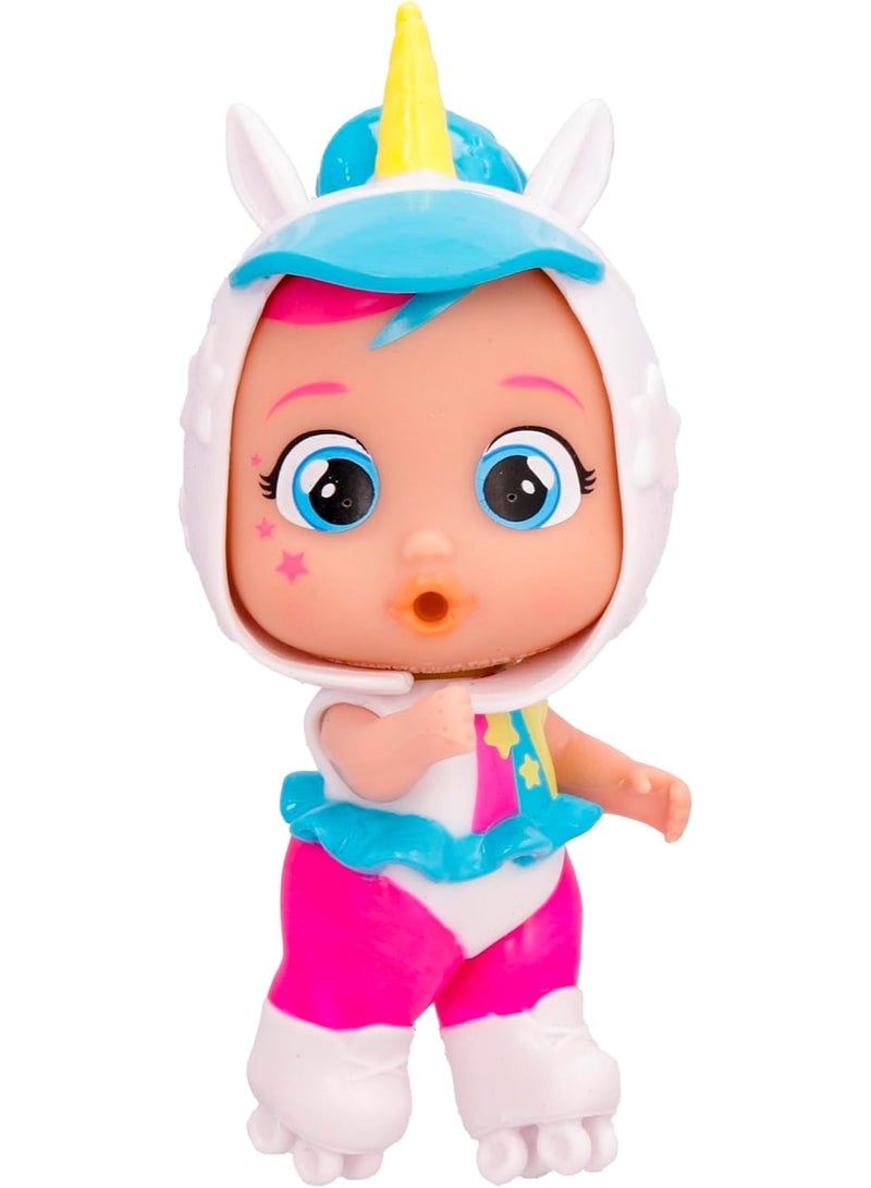 Cry Babies Magic Tears Dreamy Talent Doll –Collectible Real Tears Mini Doll  with Water Crying Function and Dressed in Her Unicorn Skater Outfit Talent, Perfect Gift Toy for Children - Image 3