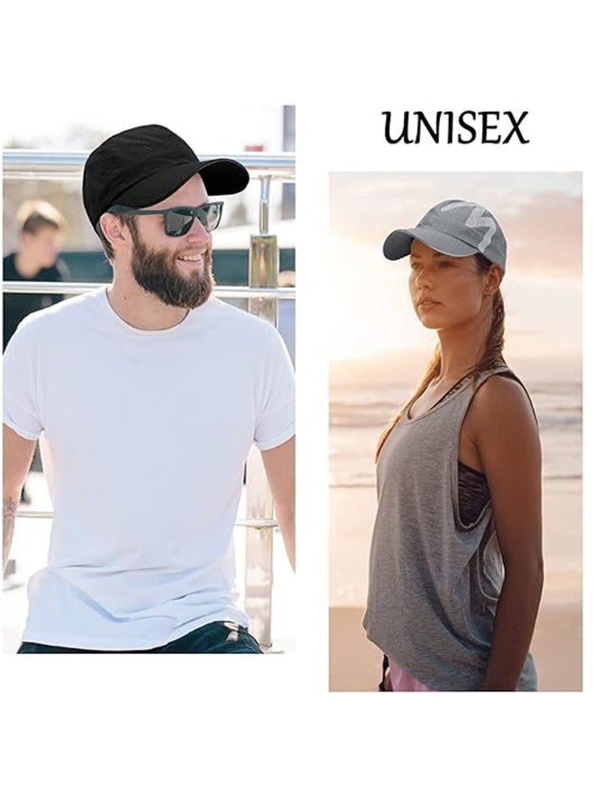 Solid Color Hat For Men And Women, Mesh Quick-Drying Adjustable Breathable Sports Outdoor Sun Protection Baseball Cap, Baseball Cap Outdoor Sunshade Peaked Cap - Image 3