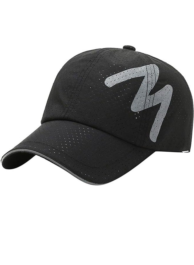 Solid Color Hat For Men And Women, Mesh Quick-Drying Adjustable Breathable Sports Outdoor Sun Protection Baseball Cap, Baseball Cap Outdoor Sunshade Peaked Cap