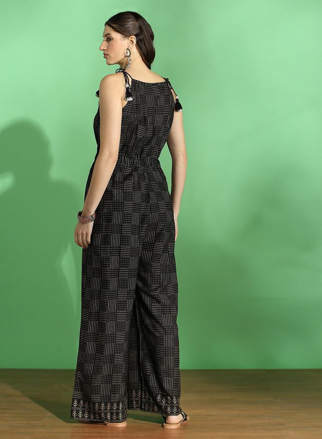 جلو باص جمبسوت مطرز بياقة أربطة - Image 3