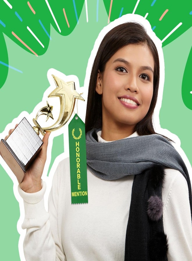 Tingjoo 50 Pcs Honorable Mention Ribbons 8 x 2 Inches Award Ribbons Bulk with Event Card and Rope Participation Award Prize for Competitions Classroom Activities Sports Event Employee - Image 5