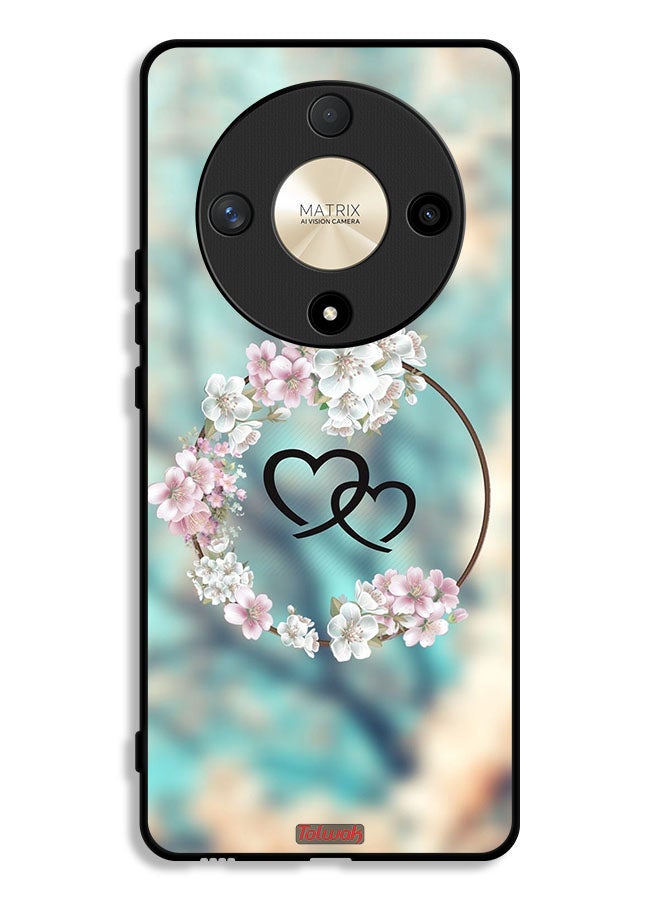 Tolwak Honor X9b Protective Case Cover Hearts In Ring Art - Image 1