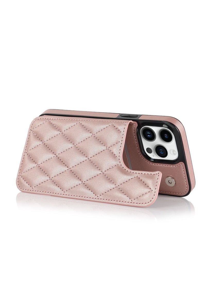 Suteni Back Cover Leather Card Slots Magnetic Back Phone Case for iPhone - Image 4