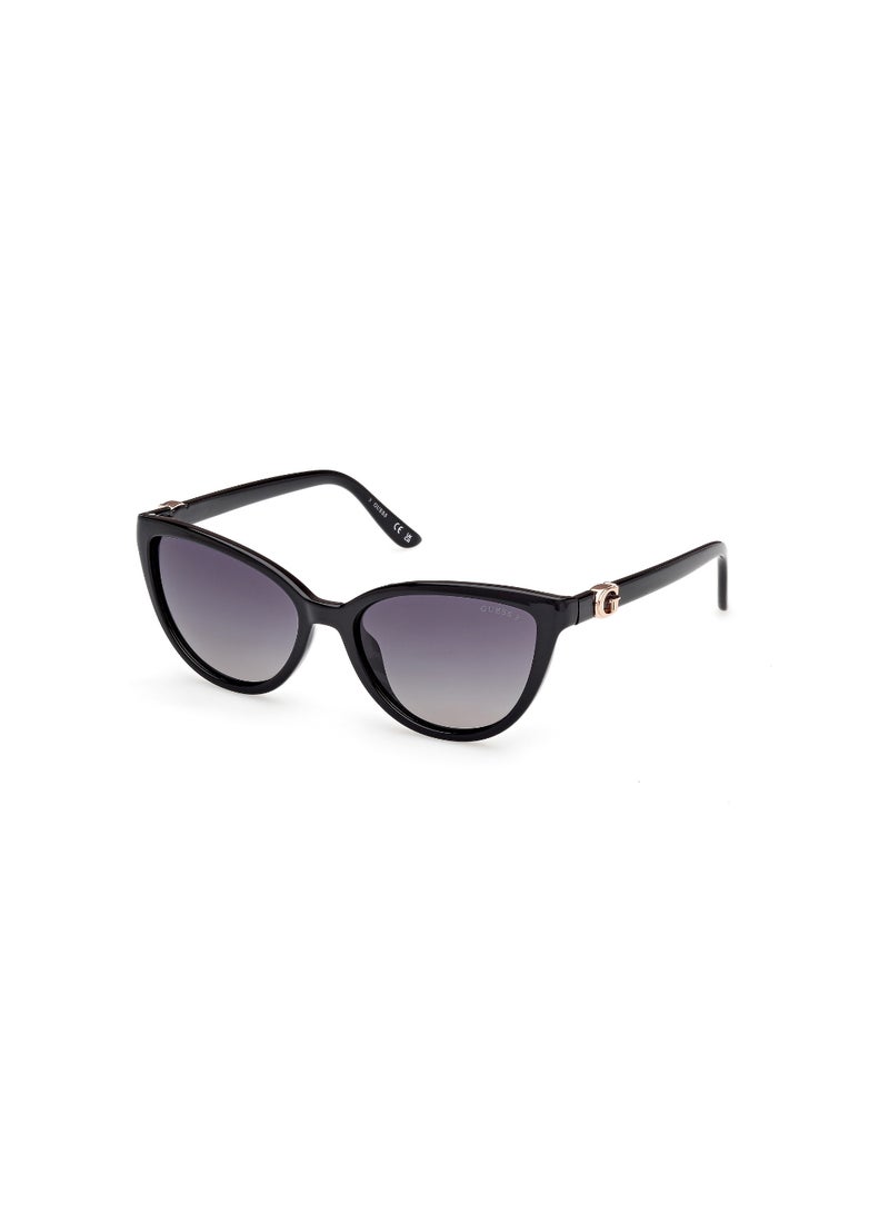 GUESS FULL RIM FEMALE CAT EYE BLACK INJECTED SUNGLASSES - Image 1