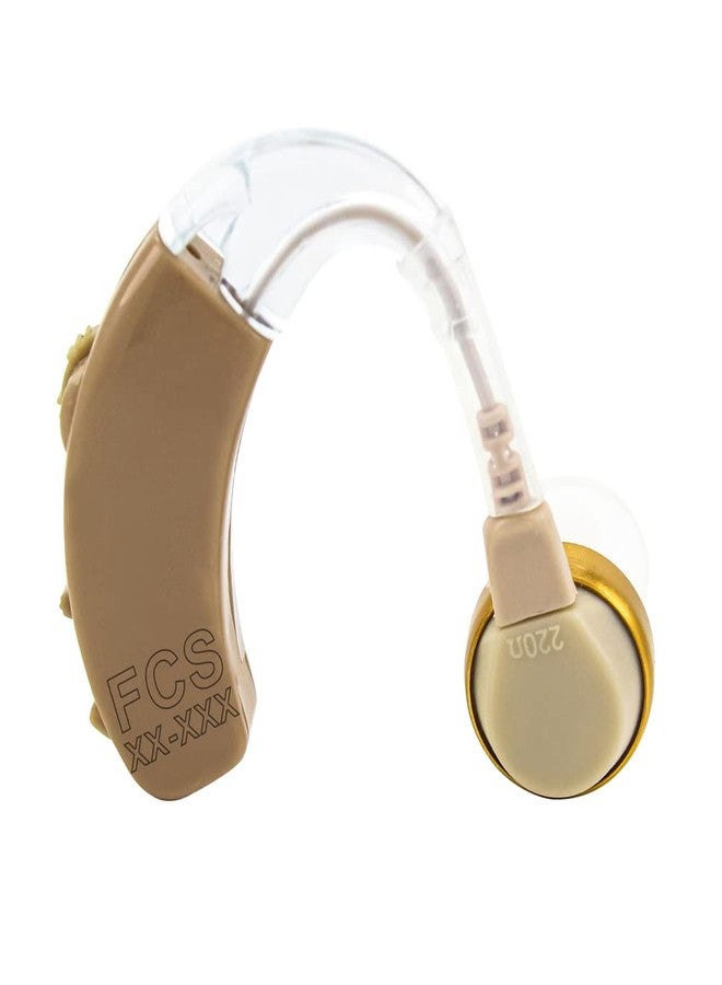 FCS F-136 Behind the ear Hearing Aid Sound Amplifier for Men & Women Moderate Hearing Loss (6 Month Seller Warranty) - Image 1