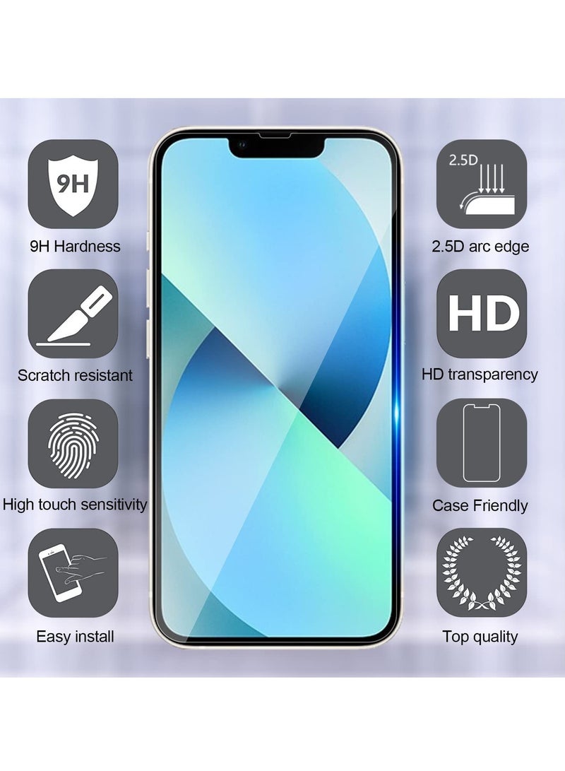 ELTRAZONE [5 في 1] جراب مصمم لهاتف iPhone 14 Plus، لا يتحول إلى اللون الأصفر، حماية عسكرية، مع 2 واقي شاشة من الزجاج المقوى + 2 واقي عدسة الكاميرا ومجموعة حماية شاملة. - Image 4