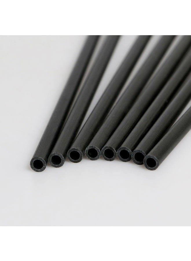 Aopin Carbon Fiber Round Tube 4mm(OD) x 3mm(ID) Carbon Fiber Pultruded Round Tube for RC Hobbies, Drones, Special Projects, Hollow, Length 200mm, 4pcs - Image 5