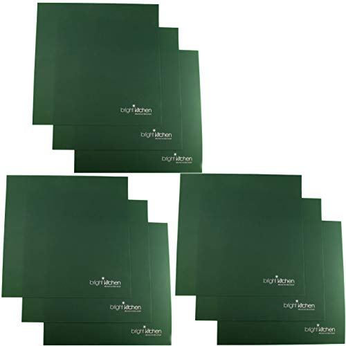 Bright Kitchen Set of 9-14" x 14" Silicone Sheets for Excalibur Dehydrator Bright Kitchen Re-Usable Non-Stick Mat (9) - Image 1