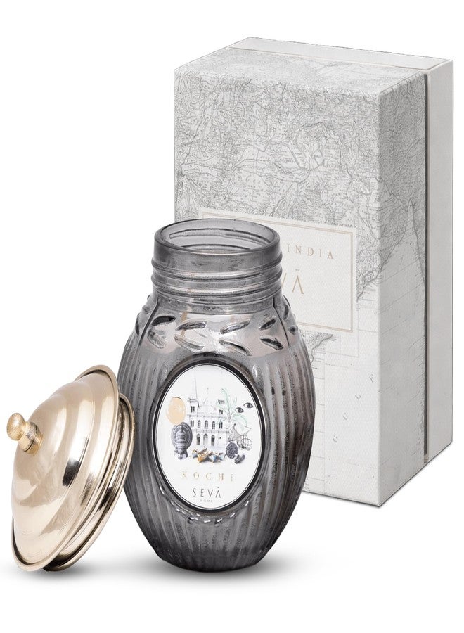 SEVA HOME Ode to India Kochi Spice Fusion Candle | Natural Soy Wax with Cotton Wick | Long-Lasting Aroma | Decorative Home & Gifting Candle | 330g - Image 1