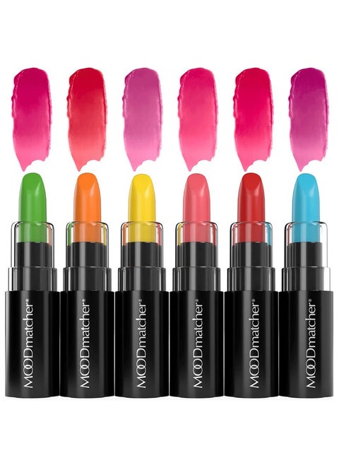 MOODmatcher original Color Changing Lipstick - 12 Hours Long-Lasting, Moisturizing, Smudge-Proof, Easy to Apply Creamy Lipstick, Glamorous Personalized Color, Premium Quality - Made in USA