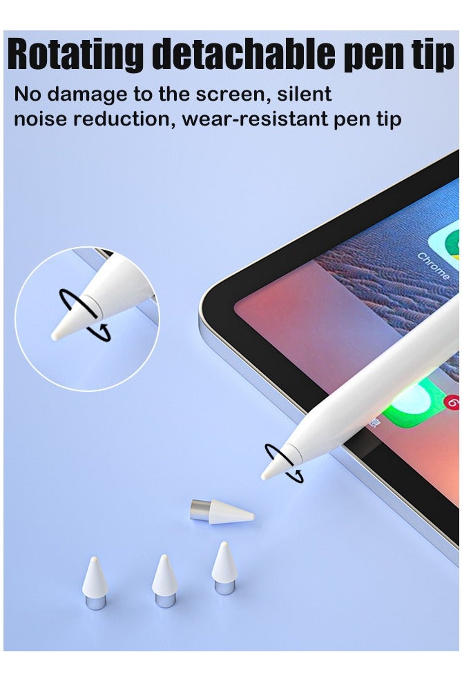 Stylus Pen for iPad with Palm Rejection Function, Active Digital Stylus Pen Pencil Pro 2nd generation iPad Pen with Fast Charging,white ﻿ - Image 3