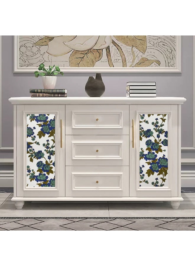 Anna 3D Embossed Waterproof Self-Adhesive Floral Wallpaper - Image 5