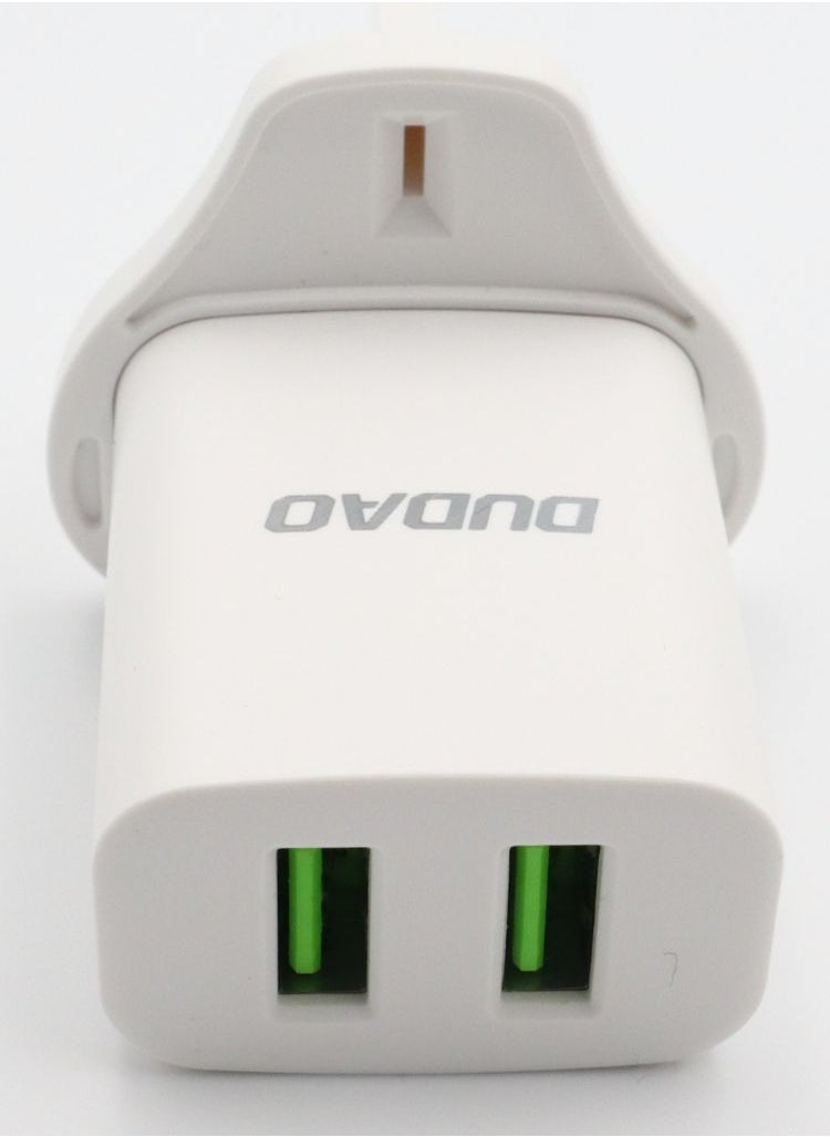 DUDAO Dudao A2UK 2.4A Home & Travel Charger | USB-A To Lightning Charging Cable  - Image 4