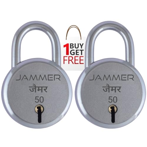 Jammer Round 50 Lock, 6 Lever, Small Size, Single Locking, Iron Body, Lock for Home with Key (Buy 1 Get 1, 2) - Image 2