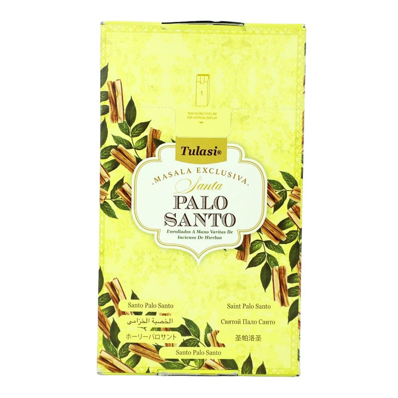 Tulasi Exclusive Masala Holy Palo Santo Incense Sticks (Agarbatti) for Pooja, Prayer, Meditation & Home Fragrance, 15g, Pack of 12 (1 outer) - Image 3
