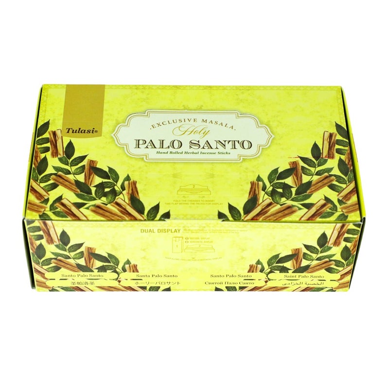Tulasi Exclusive Masala Holy Palo Santo Incense Sticks (Agarbatti) for Pooja, Prayer, Meditation & Home Fragrance, 15g, Pack of 12 (1 outer) - Image 2