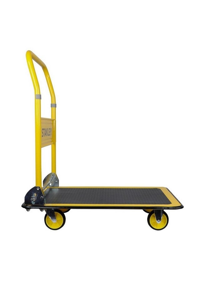 Stanley Steel Folding Platform Truck with Ball Bearing Wheels Yellow and Black 83 x 47 x 72.5 cm SXWT-PC527 - Image 4