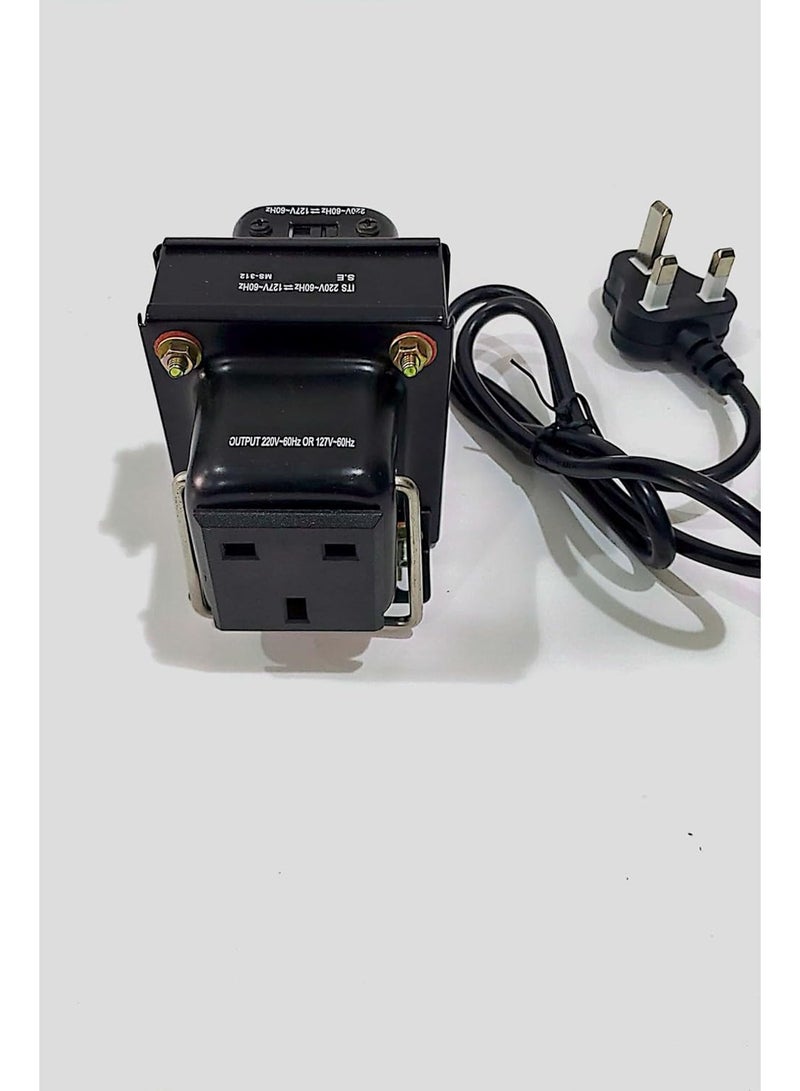 SE Automatic Converter 220V/110V and Vice Versa 110V/220V - 200W - Made in Taiwan Color: Black Input Voltage: 220.0 Volts - Image 3
