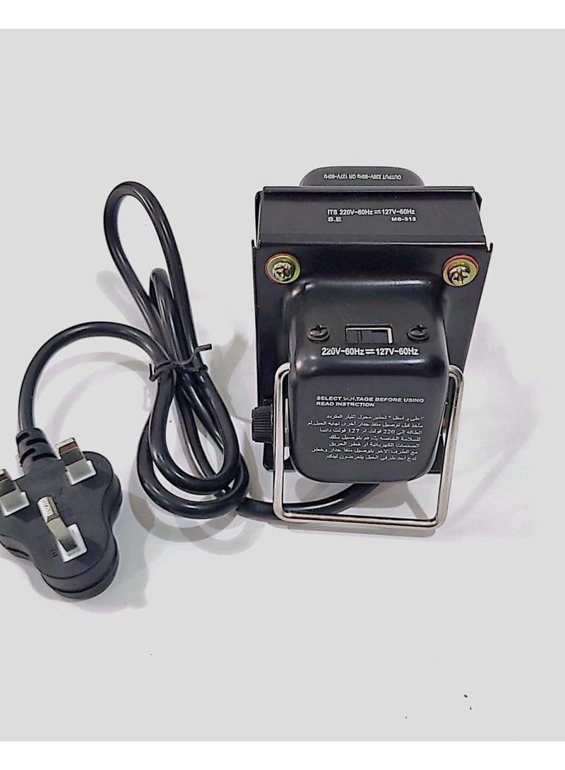 SE Automatic Converter 220V/110V and Vice Versa 110V/220V - 200W - Made in Taiwan Color: Black Input Voltage: 220.0 Volts - Image 4