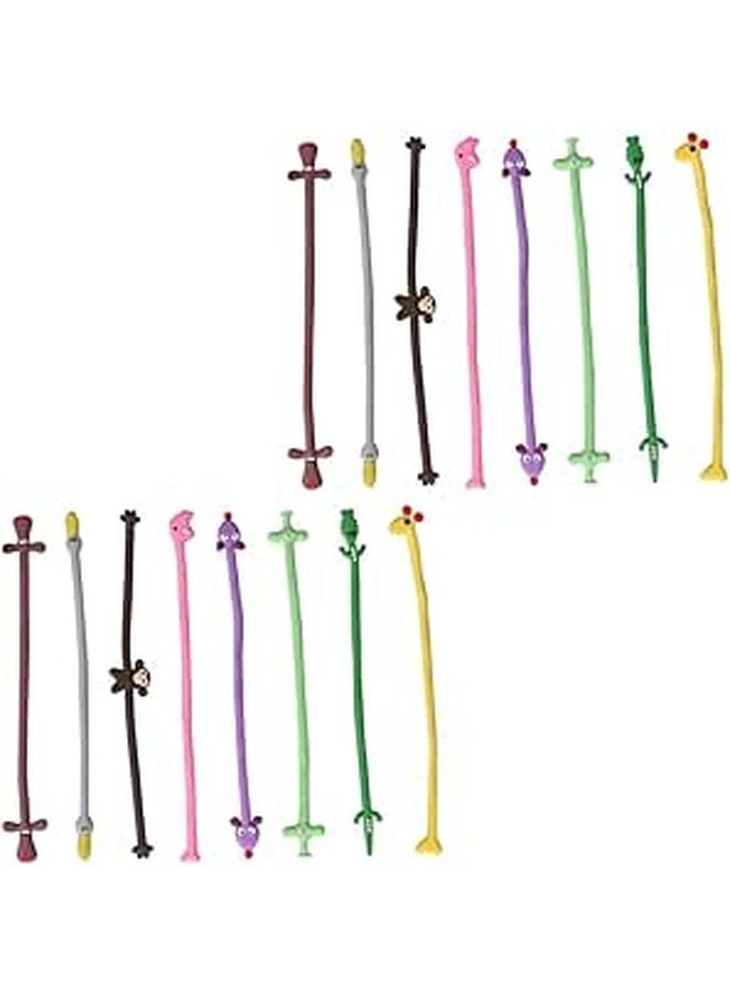 27Pcs Cartoon Cable Winders Cord Organizers And Anchors For Desk Cord Wrap Holders - Image 1