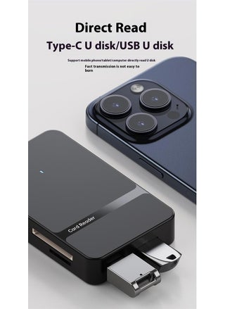 Apera MT84 8in1 Multi Input CF Card Reader Mac and OTG Phone Type-C 5gbps Data Transfer  - Image 3