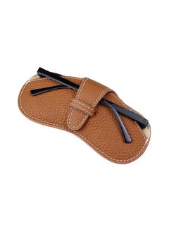 Oasisgalore Soft Leather Sunglasses Case – Portable Anti-Scratch Eyeglass Pouch for Men and Women  - Image 1