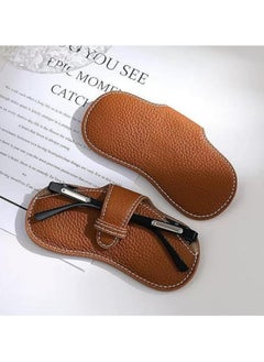 Oasisgalore Soft Leather Sunglasses Case – Portable Anti-Scratch Eyeglass Pouch for Men and Women  - Image 2