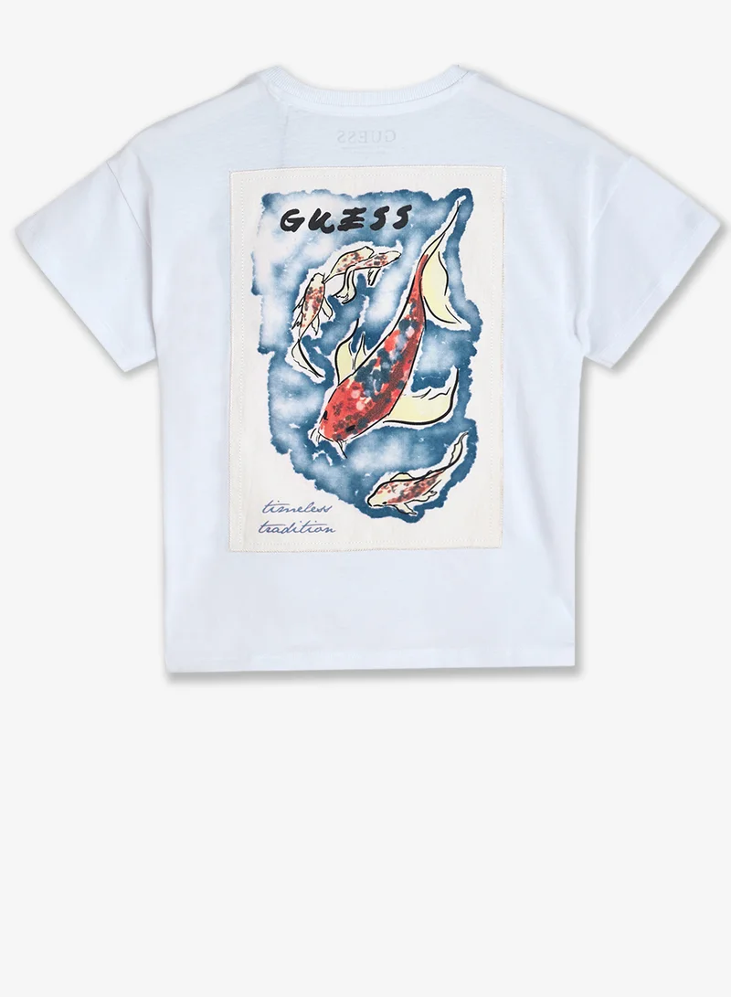 GUESS Youth Graphic Crew Neck T-Shirt