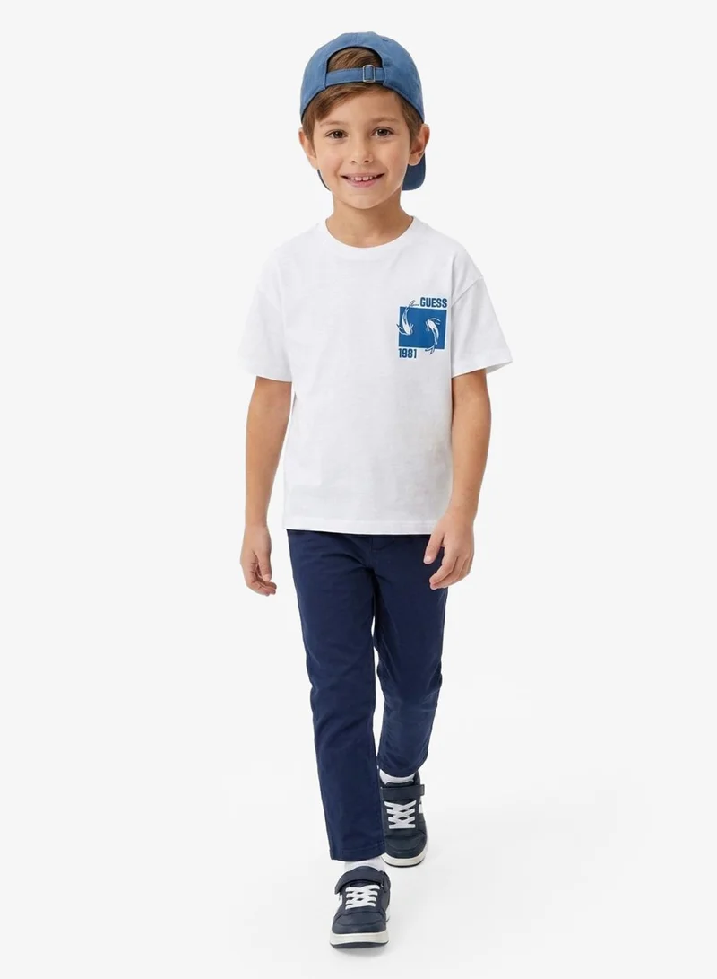 GUESS Youth Graphic Crew Neck T-Shirt