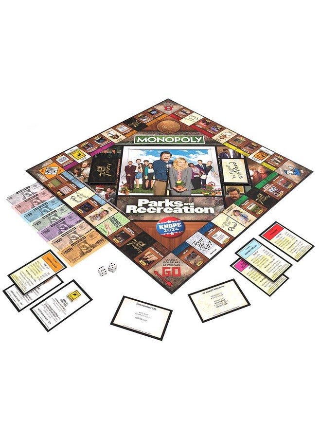 USAopoly مونوبولي: إصدار الحدائق والترفيه - لعبة لوحية - Image 2