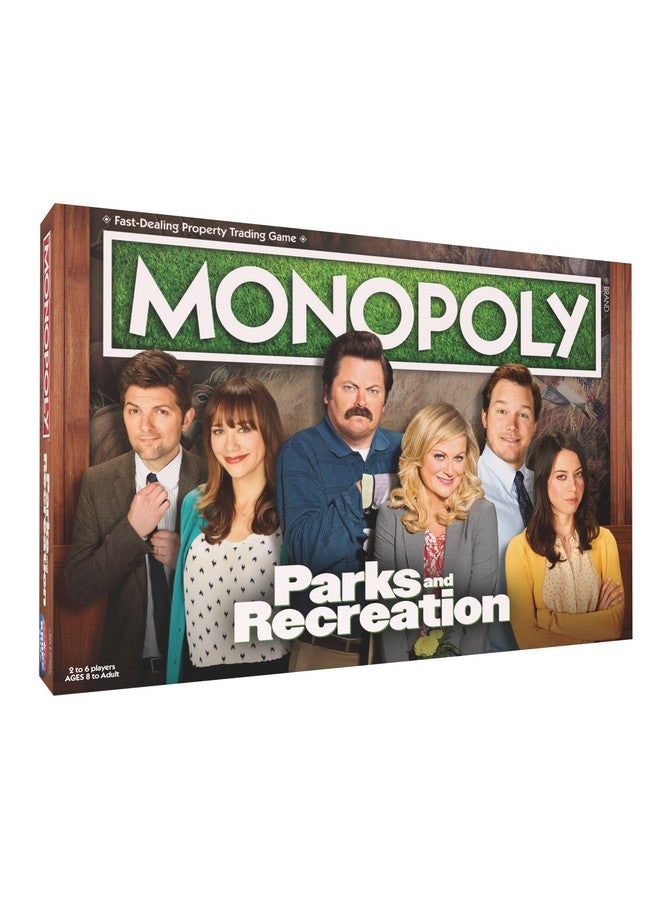 USAopoly مونوبولي: إصدار الحدائق والترفيه - لعبة لوحية - Image 1