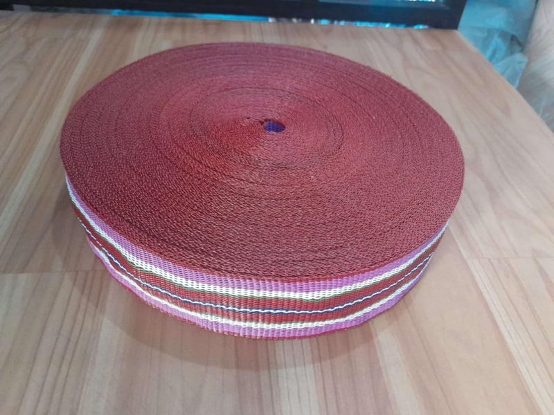 BASRAH NIWAR BASRAH NIWAR Patta Roll Tapes of Nylon for Bags Chair Garment Satchel Home khatiyacharpai Folding ShoesNylon 55 MTRS Long Pack of 1  - Image 1