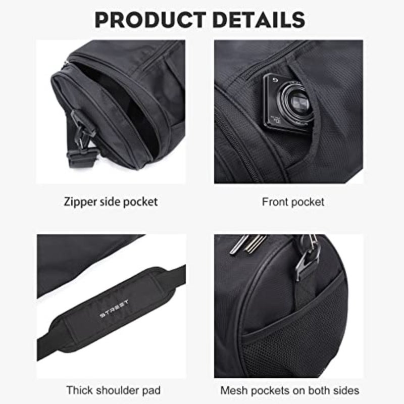 Sports Gym Bag Workout Lightweight Duffel Bags for Men and Women X-,,, Sport Gym Bag - Image 3