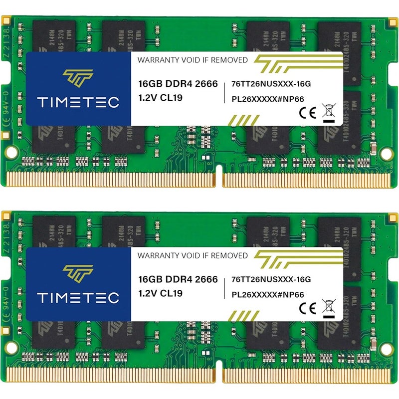 Premium 32GB DDR4 2666MHz PC4-21300 SODIMM Laptop RAM Kit 260-Pin 1.2V CL19 Non-ECC Unbuffered For Laptop Notebook Mini PC All-in-One - Image 1