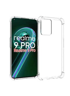 Realme 9 Pro Mobile Phone Clear Case Cover Scratch Resistant Reinforced Corners TPU Rubber Soft Skin Silicone Protective Camera Protection Anti-Slip Grip Slim & Protective Back Cover